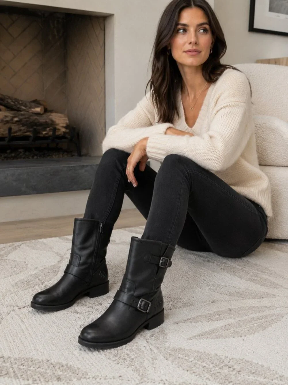 Tory Burch Chrystie Boots With a unique left 9.5 right 10 sizing Women's